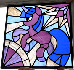 Size: 1792x1692 | Tagged: safe, artist:gela-g-i-s-gela, artist:tanya, twilight sparkle, g4, craft, irl, photo, solo, stained glass, stained glass (irl)