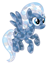 Size: 2740x3673 | Tagged: safe, artist:infinitewarlock, night glider, pegasus, pony, g4, crystallized, female, high res, show accurate, simple background, solo, transparent background