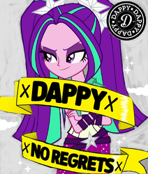 Size: 890x1052 | Tagged: safe, aria blaze, equestria girls, g4, audio cover, dappy, music, parody