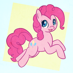 Size: 600x600 | Tagged: safe, artist:tessiursa, pinkie pie, g4, female, solo