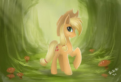 Size: 900x611 | Tagged: safe, artist:nokno76, applejack, g4, female, solo