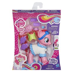 Size: 1500x1500 | Tagged: safe, pinkie pie, earth pony, pony, g4, official, accessory, bathrobe, clothes, cutie mark magic, fashion style, female, mud mask, packaging, robe, solo, toy
