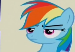 Size: 604x423 | Tagged: safe, screencap, rainbow dash, g4, the lost treasure of griffonstone, female, scr, solo