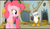 Size: 979x561 | Tagged: safe, screencap, gilda, pinkie pie, griffon, g4, my little pony: friendship is magic, the lost treasure of griffonstone