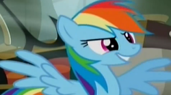 Size: 687x381 | Tagged: safe, screencap, rainbow dash, g4, the lost treasure of griffonstone, female, solo