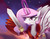 Size: 1280x989 | Tagged: safe, artist:negativefox, princess celestia, alicorn, pony, princess molestia, g4, cape, clothes, female, magic, solo, sword, weapon