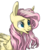 Size: 1224x1224 | Tagged: safe, artist:ebonytails, fluttershy, pegasus, pony, g4, female, mare, open mouth, signature, simple background, solo, transparent background