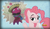 Size: 1488x856 | Tagged: safe, edit, edited screencap, screencap, pinkie pie, señor huevos, earth pony, pony, g4, make new friends but keep discord, my little pony: friendship is magic, the lost treasure of griffonstone, discovery family logo, female, mare, pinkie presenter