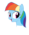 Size: 1000x1200 | Tagged: safe, artist:zigrock, rainbow dash, g4, my little pony: friendship is magic, the lost treasure of griffonstone, alternate hairstyle, female, mane swap, manebow sparkle, simple background, solo, transparent background