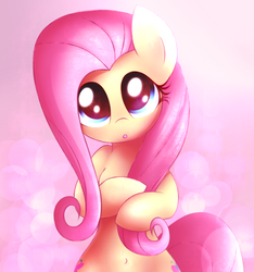 Size: 3000x3200 | Tagged: safe, artist:heavymetalbronyyeah, fluttershy, pony, semi-anthro, g4, belly button, bipedal, cute, female, high res, mare, shyabetes, solo, standing, weapons-grade cute