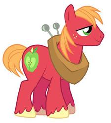 Size: 362x403 | Tagged: safe, big macintosh, earth pony, pony, g4, official, male, simple background, solo, stallion, vector, white background