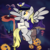 Size: 1231x1231 | Tagged: dead source, safe, artist:dsana, derpy hooves, pegasus, pony, g4, make new friends but keep discord, my little pony: friendship is magic, alternate dimension, clothes, female, hat, mailbag, mailmare, mailpony, mare, scrunchy face, solo, the discord zone