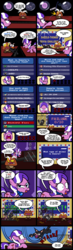 Size: 2000x6889 | Tagged: safe, artist:magerblutooth, diamond tiara, discord, oc, oc:dazzle, cat, earth pony, goomba, pony, comic:diamond and dazzle, g4, banjo kazooie, bubble man, butt, comic, crossover, cutie mark, female, filly, final boss, fluffy, foal, glass joe, mario & luigi, mega man (series), mr. blizzard, mr. game & watch, nintendo, now you fucked up, paper mario, parody, plot, plot twist, popple, punch-out!!, quiz, r.o.b., reference, sadistic choice, super mario bros., triggered, trivia, video game