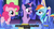 Size: 1600x855 | Tagged: safe, screencap, pinkie pie, rainbow dash, twilight sparkle, alicorn, pony, g4, the lost treasure of griffonstone, book, female, mare, meme, twilight sparkle (alicorn), youtube caption