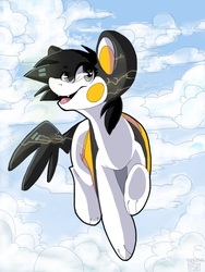 Size: 768x1024 | Tagged: safe, artist:sarehkee, emolga, pokémon, ponified