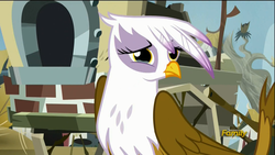 Size: 1920x1080 | Tagged: safe, screencap, gilda, griffon, g4, the lost treasure of griffonstone, crying, discovery family logo, female, solo