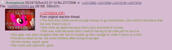 Size: 716x210 | Tagged: safe, gilda, g4, /mlp/, 4chan, 4chan screencap, feels, greentext, text, thread