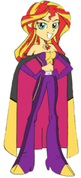 Size: 1169x2570 | Tagged: safe, artist:edcom02, artist:jmkplover, sunset shimmer, human, spiders and magic: rise of spider-mane, equestria girls, g4, clothes, costume, female, humanized, simple background, solo, superhero, transparent background