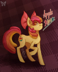 Size: 600x744 | Tagged: safe, artist:deanimej, apple bloom, g4, female, solo