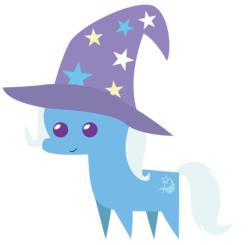 Size: 1192x1168 | Tagged: safe, artist:liracrown, trixie, pony, unicorn, g4, female, hat, pointy ponies, simple background, smiling, solo, transparent background, trixie's hat