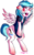 Size: 445x723 | Tagged: safe, artist:lucidlarceny, oc, oc only, oc:squeaky clean, pony, semi-anthro, bipedal, blood, grin, nosebleed, smiling