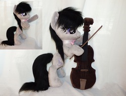 Size: 4144x3168 | Tagged: safe, artist:epicrainbowcrafts, octavia melody, g4, cello, irl, musical instrument, photo, plushie, solo
