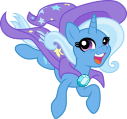 Size: 3205x3000 | Tagged: safe, artist:jeatz-axl, artist:kp-shadowsquirrel, trixie, pony, unicorn, g4, brooch, cape, clothes, cute, diatrixes, female, high res, jewelry, mare, simple background, solo, transparent background, trixie's brooch, trixie's cape, vector
