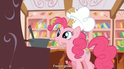 Size: 1279x713 | Tagged: safe, screencap, pinkie pie, g4, the lost treasure of griffonstone, meme, youtube caption