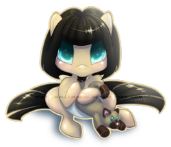Size: 2643x2269 | Tagged: safe, artist:mallemagic, oc, oc only, oc:chione, pony, baby, baby pony, cute, egyptian, egyptian pony, female, filly, foal, high res, plushie, solo, watermark