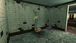 Size: 1280x720 | Tagged: safe, derpy hooves, scootaloo, surprise, twilight sparkle, pegasus, pony, g4, 3d, bathroom, female, gmod, mare, sitting, sitting on pony, toilet