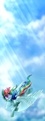 Size: 592x1567 | Tagged: safe, artist:tidalwav-3, rainbow dash, g4, female, solo