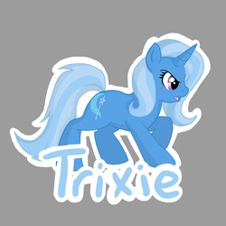 Size: 1280x1280 | Tagged: safe, artist:maquetteponet, artist:velocityraptor, trixie, pony, unicorn, g4, determined, female, mare, solo, watermark