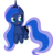 Size: 9650x10000 | Tagged: safe, artist:kysss90, princess luna, pony, g4, absurd resolution, cloud, cute, female, prone, silly, silly pony, simple background, solo, tongue out, transparent background, vector