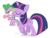 Size: 900x690 | Tagged: safe, artist:dm29, spike, twilight sparkle, alicorn, pony, g4, behaving like a cat, carrying, duo, female, lollipop, mama twilight, mare, mothers gonna mother, mouth hold, scruff, simple background, spike is not amused, transparent background, trotting, twilight sparkle (alicorn)