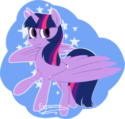 Size: 1449x1383 | Tagged: safe, artist:espeonna, twilight sparkle, alicorn, pony, g4, female, mare, solo, twilight sparkle (alicorn)