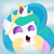 Size: 1200x1200 | Tagged: safe, artist:doodlesbychangelings, princess celestia, g4, cute, female, minimalist, solo