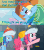 Size: 1600x1800 | Tagged: safe, edit, screencap, pinkie pie, rainbow dash, g4, my little pony: friendship is magic, the lost treasure of griffonstone, backpack, discovery family logo, gif, hat, louz, manebow sparkle, mongolian shepherd hat, mountain, non-animated gif, present, train