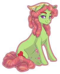 Size: 700x859 | Tagged: safe, artist:sugarcup, tree hugger, g4, make new friends but keep discord, female, solo