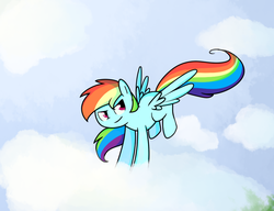 Size: 916x705 | Tagged: safe, artist:nintendash, rainbow dash, pegasus, pony, g4, 20% cooler, cute, female, solo