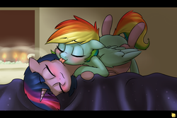 Size: 3600x2400 | Tagged: safe, artist:captainpudgemuffin, rainbow dash, twilight sparkle, alicorn, pegasus, pony, g4, adorasexy, behaving like a cat, blushing, cute, dashabetes, duo, female, fluffy, grooming, high res, horses doing horse things, lesbian, licking, mare, sexy, ship:twidash, shipping, twiabetes, twilight sparkle (alicorn)