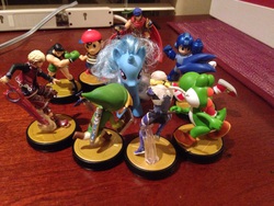 Size: 3264x2448 | Tagged: safe, trixie, homs, pony, unicorn, yoshi, g4, amiibo, brushable, crossover, earthbound, female, fire emblem, high res, ike, irl, little mac (punch-out!!), male, mare, mega man (series), ness, photo, punch-out!!, sheik, shulk, sonic the hedgehog, sonic the hedgehog (series), super smash bros., super smash bros. 4, the legend of zelda, toon link, toy, xenoblade chronicles, xenoblade chronicles (series)