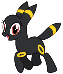 Size: 1941x2266 | Tagged: safe, artist:partypievt, umbreon, pokémon, ponified, ponymon, simple background, solo, transparent background