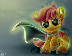 Size: 3500x2750 | Tagged: safe, artist:symbianl, scootaloo, g4, cute, female, high res, scootabot, solo, steampunk, symbianl is trying to murder us