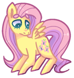 Size: 404x428 | Tagged: safe, artist:looji, fluttershy, g4, female, solo