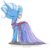 Size: 1108x1060 | Tagged: safe, artist:tiffanymarsou, trixie, pony, unicorn, g4, clothes, dignified wear, dress, eyes closed, fancy, female, gala dress, jewelry, mare, pretty, simple background, smiling, solo, transparent background