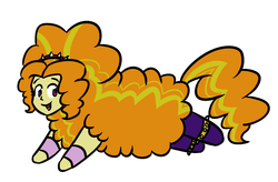 Size: 962x630 | Tagged: safe, artist:catlover1672, adagio dazzle, sheep, g4, female, solo, species swap