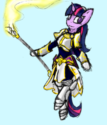 Size: 1271x1482 | Tagged: safe, artist:magello, twilight sparkle, g4, color, female, league of legends, lux, solo