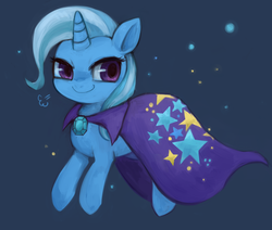 Size: 848x718 | Tagged: safe, artist:kei05, trixie, pony, unicorn, g4, female, mare, smiling, smug, solo