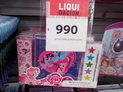 Size: 960x720 | Tagged: safe, pinkie pie, rainbow dash, twilight sparkle, alicorn, pony, g4, disney, merchandise, spanish, twilight sparkle (alicorn)