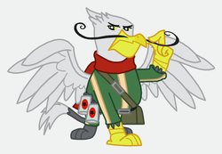 Size: 763x529 | Tagged: safe, gustave le grande, griffon, g4, crossover, le paradox, sly cooper